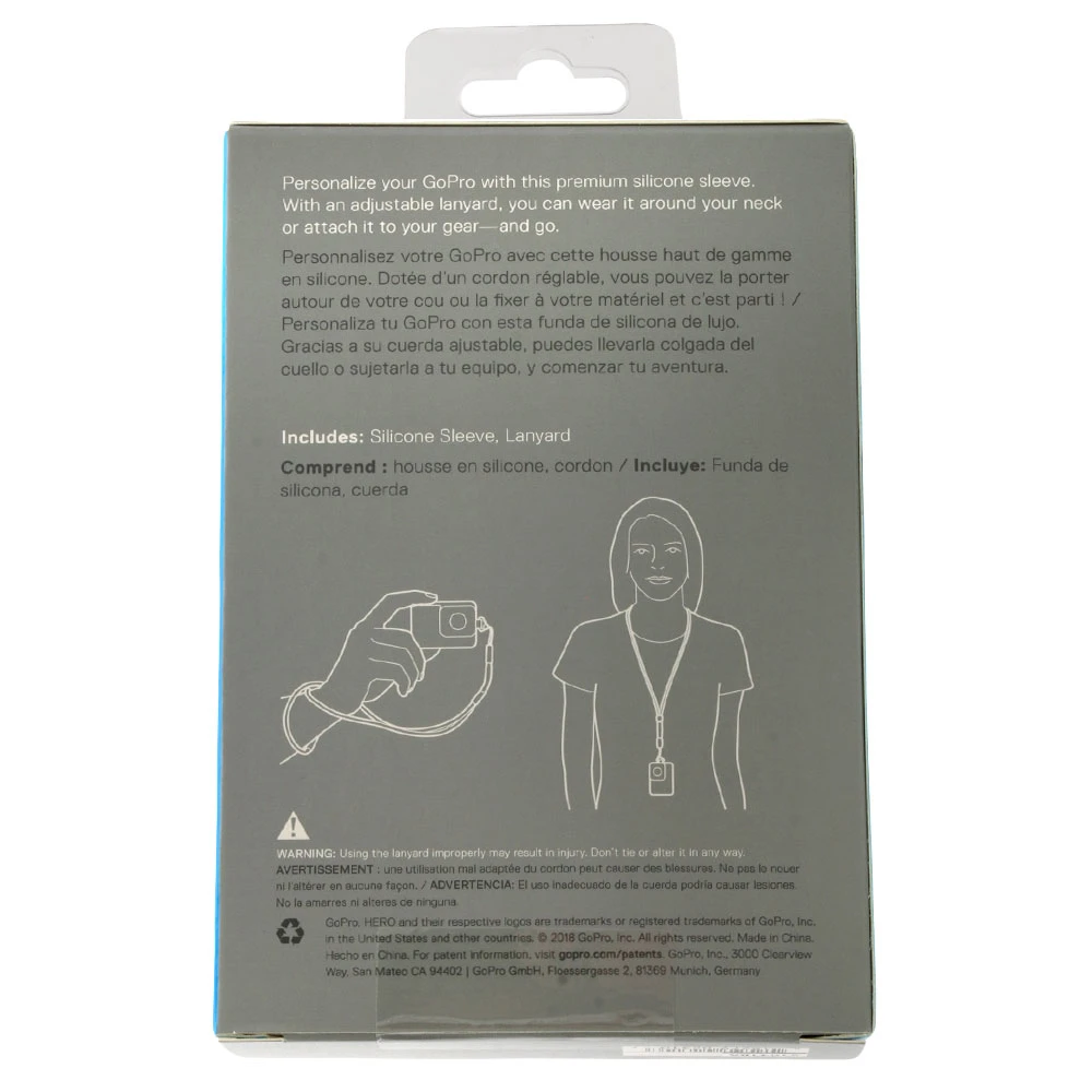 GoPro Premium Silicone Case With Lanyard Black 4 GoPro Premium Silicone Case With Lanyard Black - Image 2