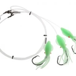 H2o Pro 3-Hook Lumo Squid Deep Dropper Rig -Cameras shop 3hooklumosquiddeepdroprig13 0greenlumo 2