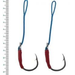 H2o Pro Razor Assist Hook Rigs 2/0 Qty 2