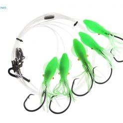 H2o Pro 5-Hook Lumo Squid Deep Dropper Rig -Cameras shop groupedh2opro5hookdeepdroprig 3
