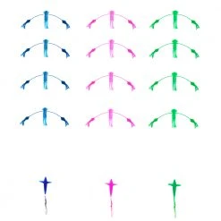 H2o Pro Floppy Squid Daisy Chain 7in