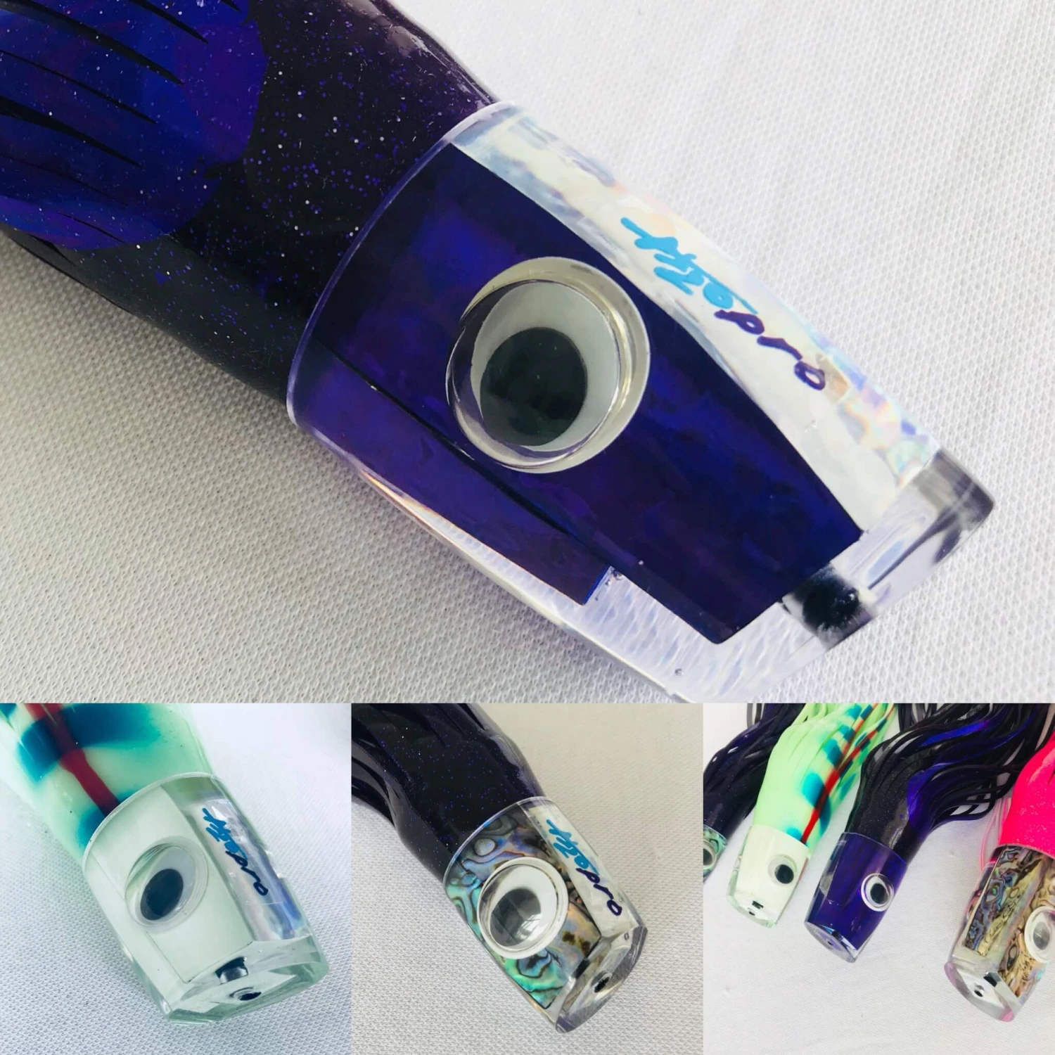 H2o Pro Katana Mid Rigged Game Lure 12.5in Purple Abalone Purple/Black/Purple 4 H2o Pro Katana Mid Rigged Game Lure 12.5in Purple Abalone Purple/Black/Purple - Image 2