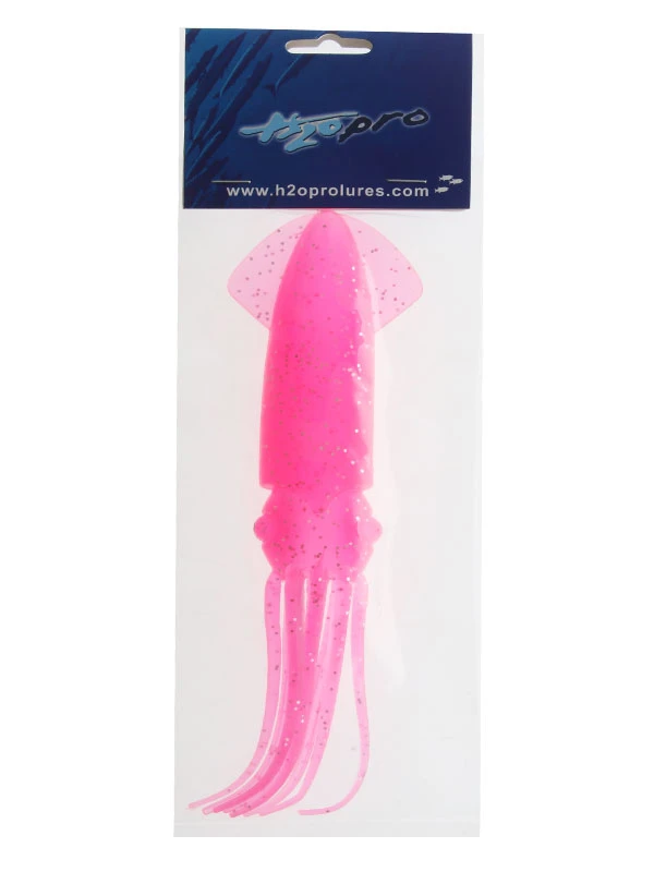 H2o Pro Single Squid Pink Glitter 9in 3 H2o Pro Single Squid Pink Glitter 9in